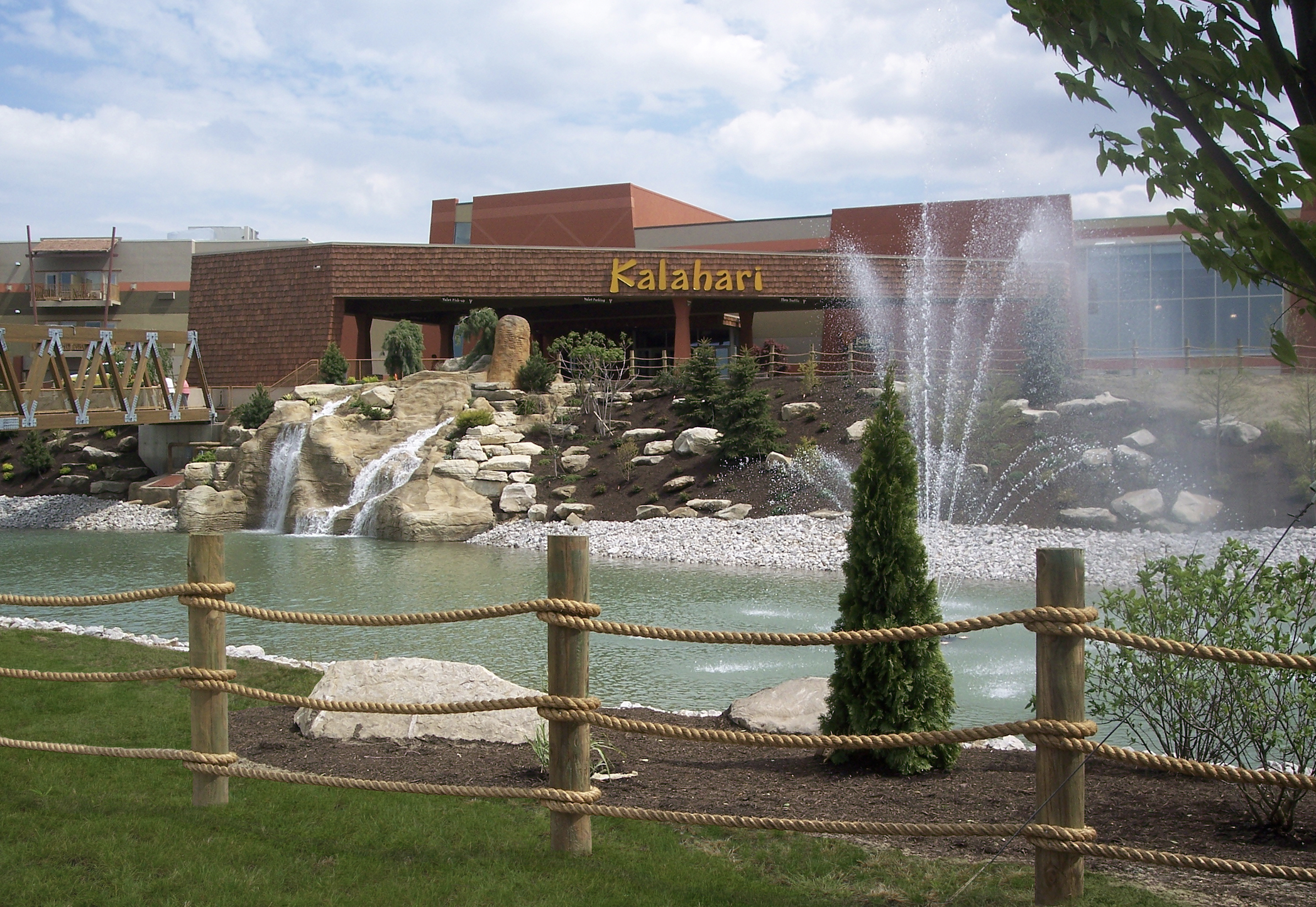 A view of the exterior of Kalahari resort A view of the exterior of Kalahari resort