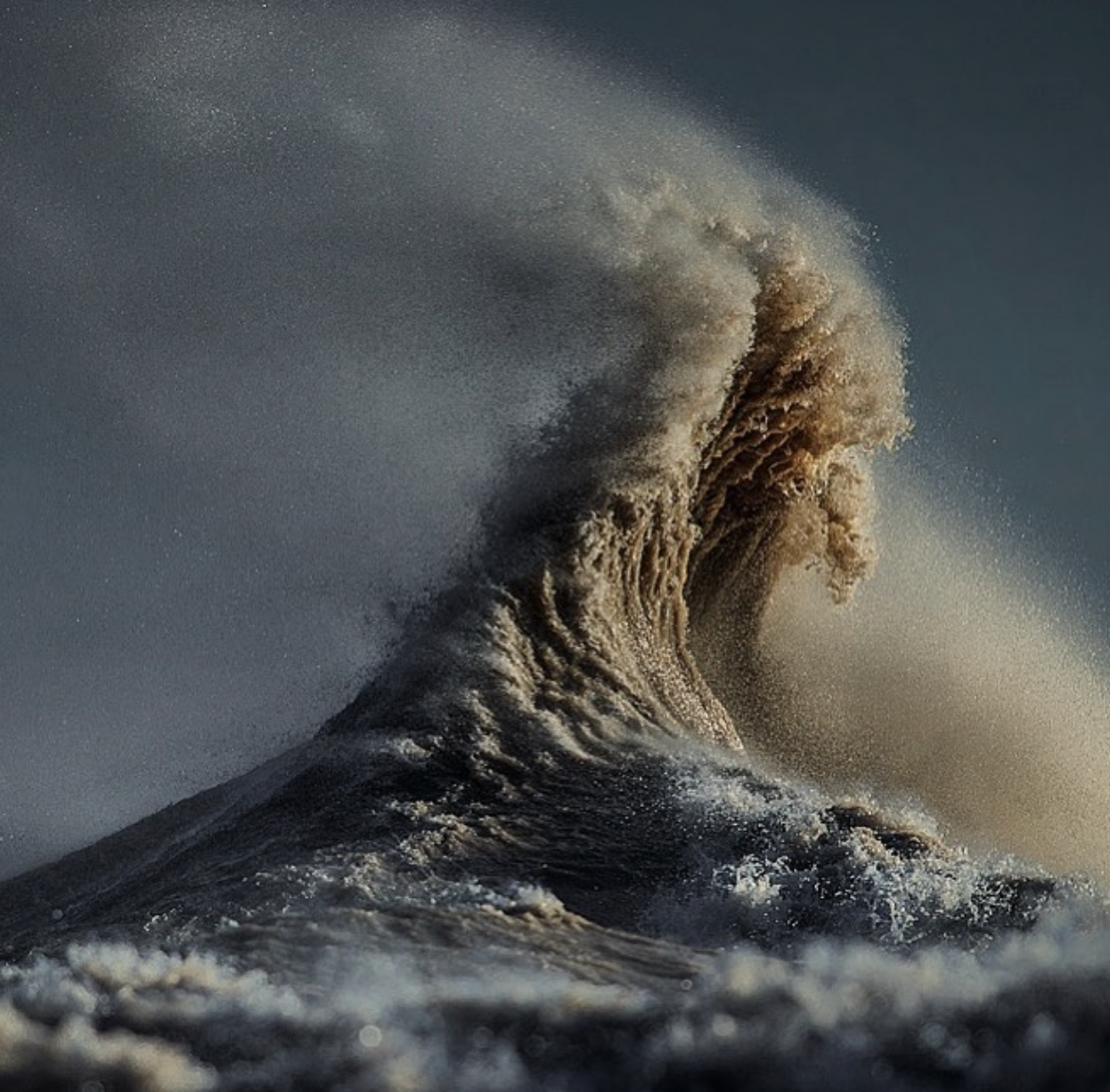 A giant Lake Erie wave A giant Lake Erie wave